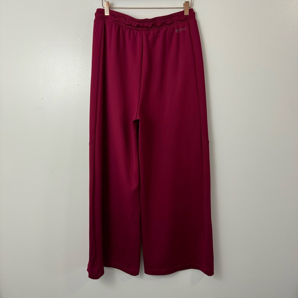 Adidas Zoe Saldana Wide Leg Aeroready Pants Women’s size Large - Picture 9 of 9